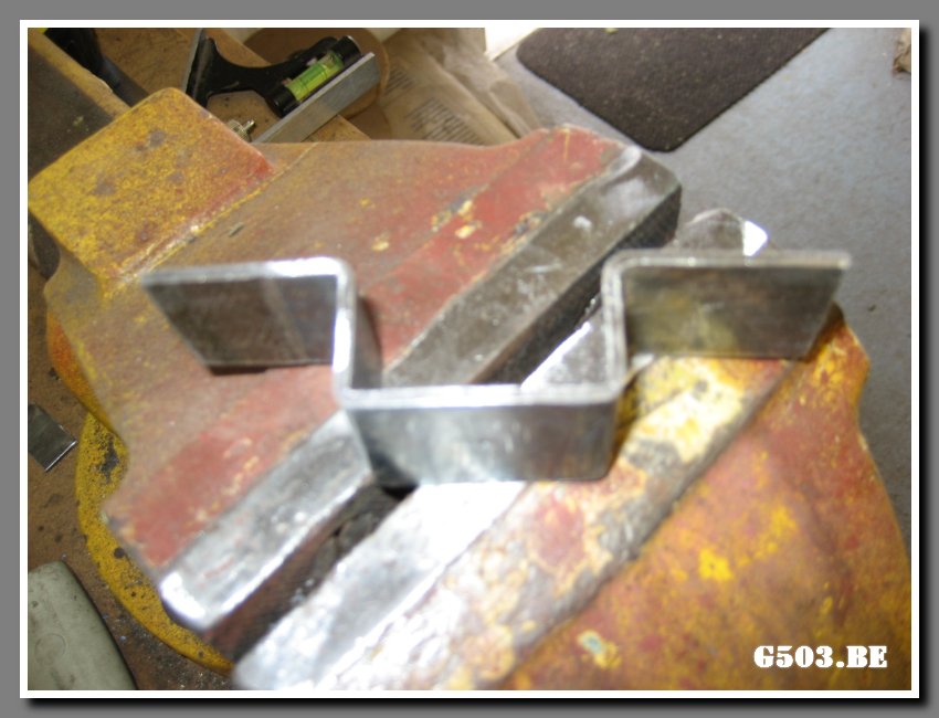 Making Exhaust Hanger Bracket 5